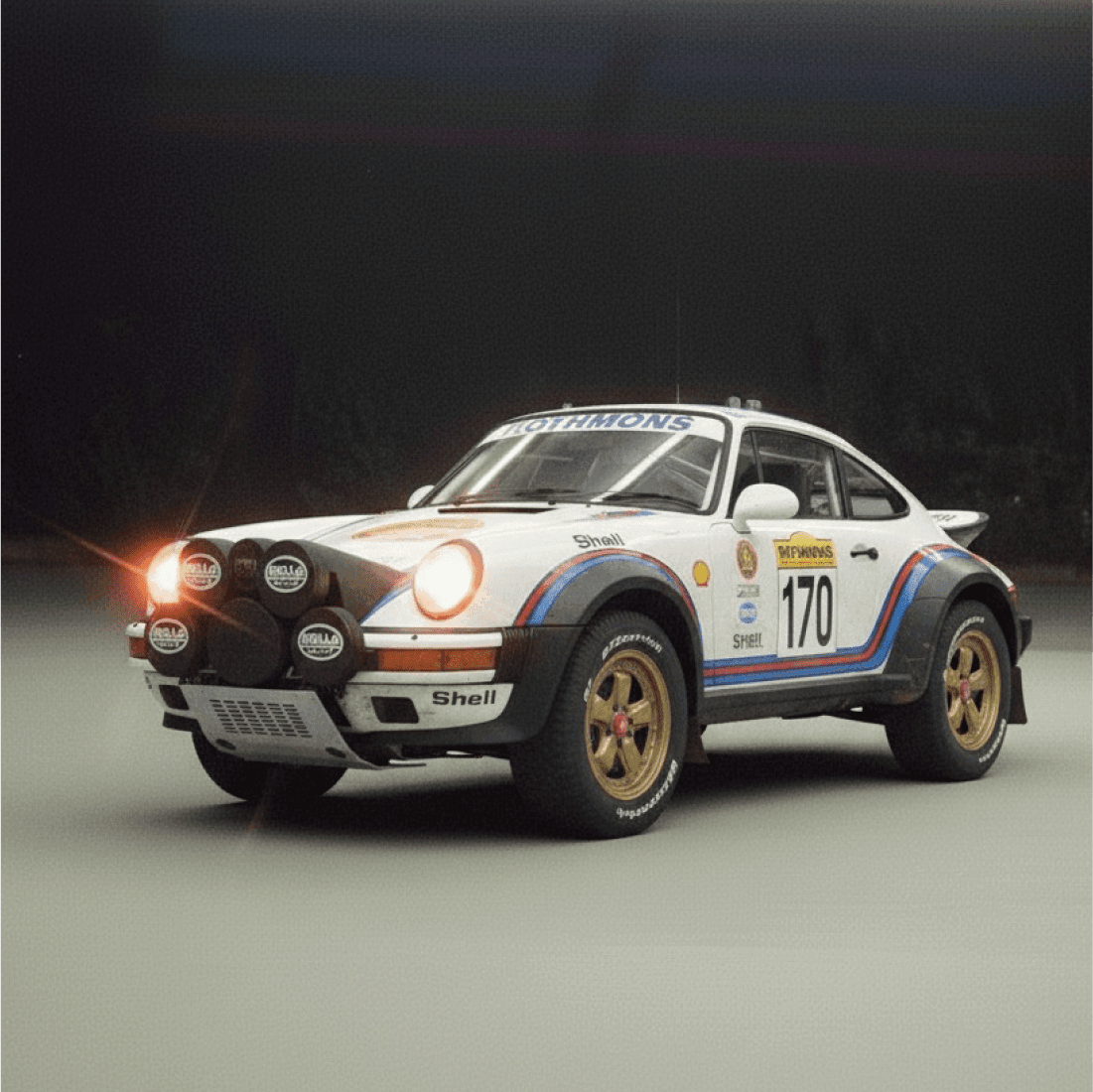 Rally Porsche Night Racing